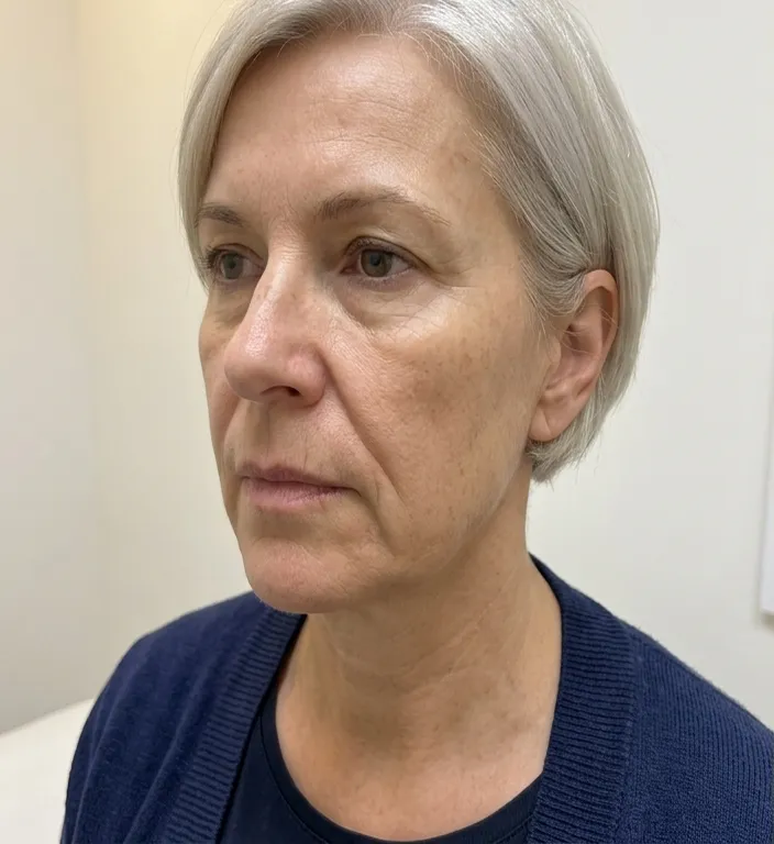 Nasolabial fold before