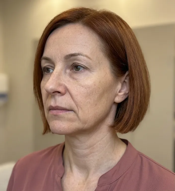 Nasolabial fold before