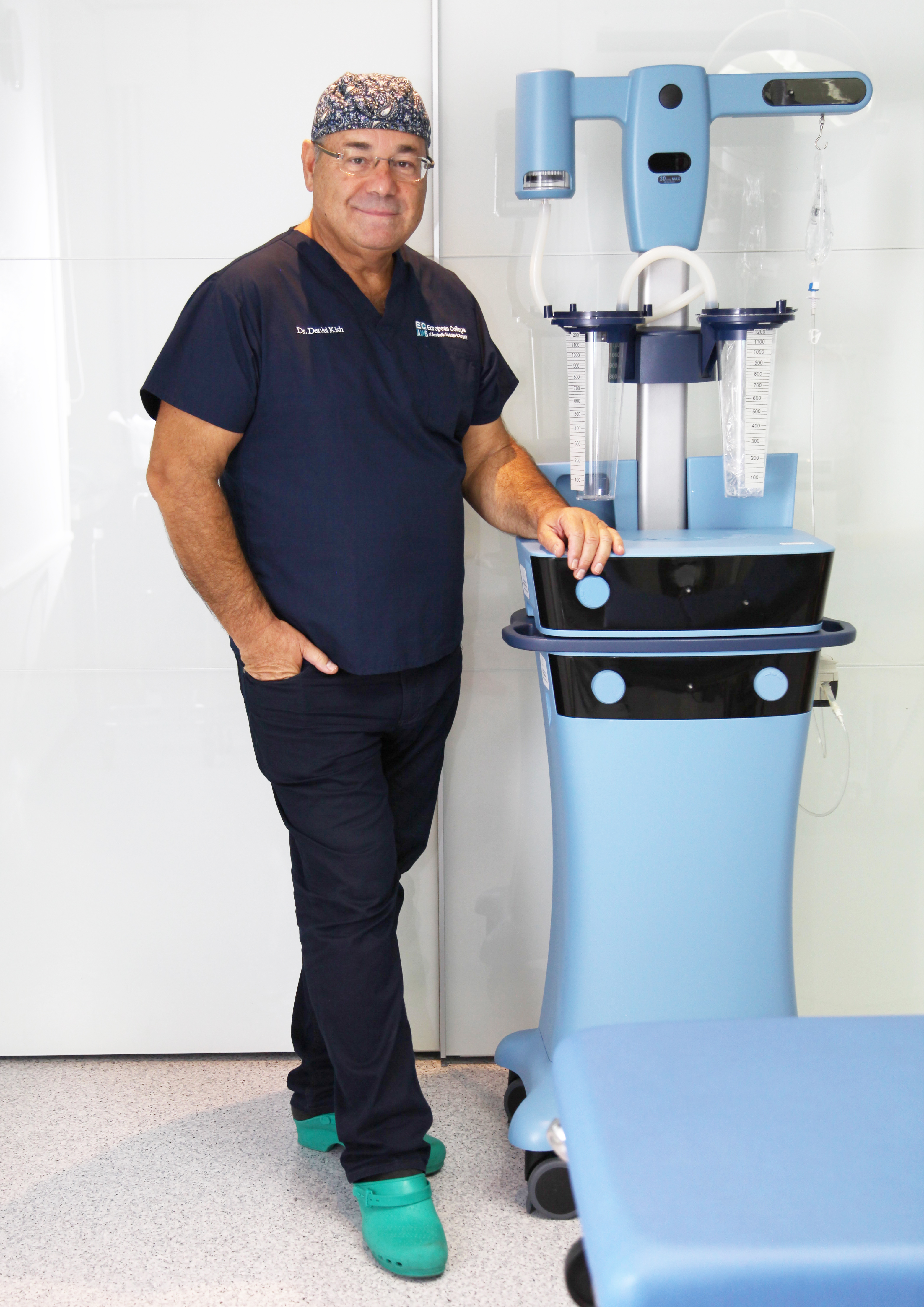 Dr. Kish during consultation